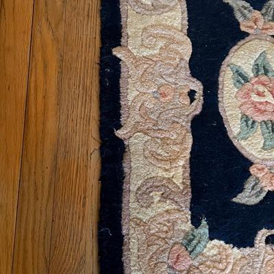 Pair of Matching â€˜Gardenâ€™ Genuine Hand Tufted Wool Area Rugs (B2-RG)