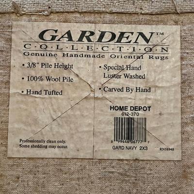 Pair of Matching â€˜Gardenâ€™ Genuine Hand Tufted Wool Area Rugs (B2-RG)