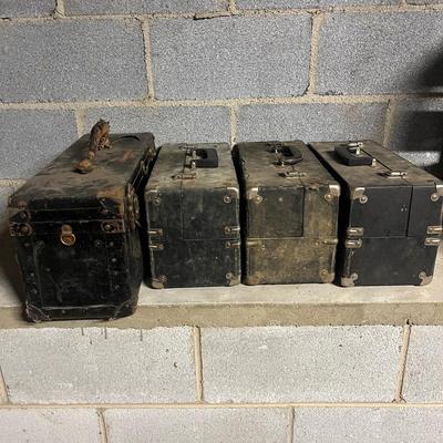 Seven Plastic Toolboxes (BS1-MG