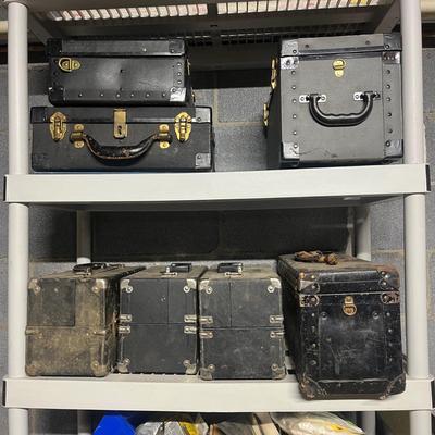Seven Plastic Toolboxes (BS1-MG