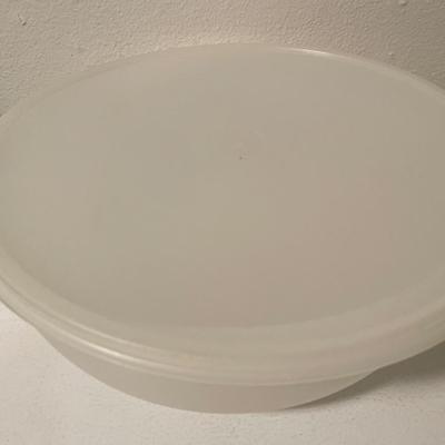 Ceramic deviled egg holder, bowl and tupperware