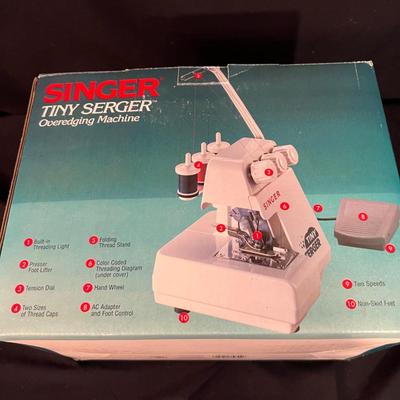 Singer Tiny Serger Overedging Machine (B2-RG)