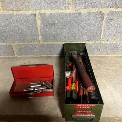 Green Metal Boxes With Tools (BS1-MG)