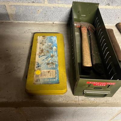 Green Metal Boxes With Tools (BS1-MG)