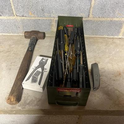 Green Metal Boxes With Tools (BS1-MG)