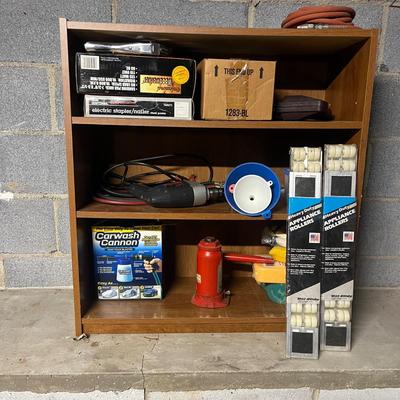 Electric Drill, Electric Staple Gun, Carwash Cannon, & More w/ Three Shelf Unit (BS1-MG)