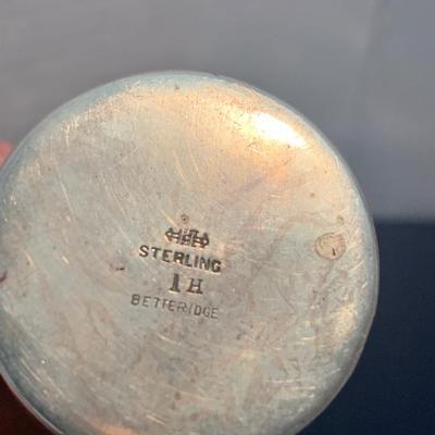 8 Antique J. H. Betteridge Sterling Silver Cups