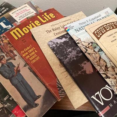 Vintage magazines and books