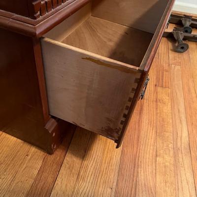 Solid Wood Blanket Chest with Dovetailed Drawer (B2-RG)