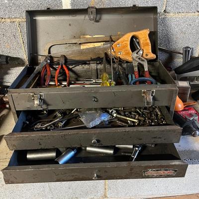 Craftsman Toolbox w/ Warrior Drill & Plethora of Tools (BS1-MG)