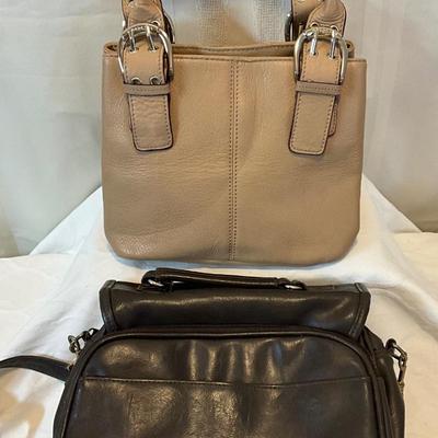 Tignanello purse and brown crossbody bag