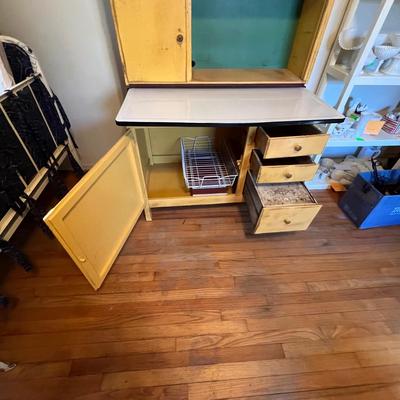 Vintage Hoosier Cabinet (B2-RG)