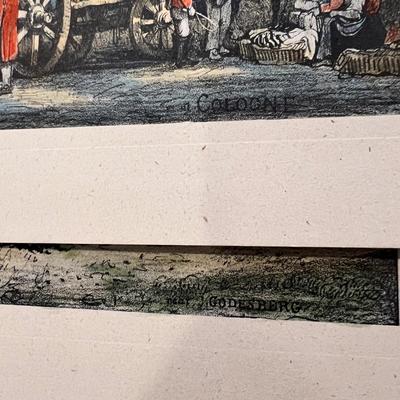 7 Antique Vintage Prints of Samuel Prout Artwork