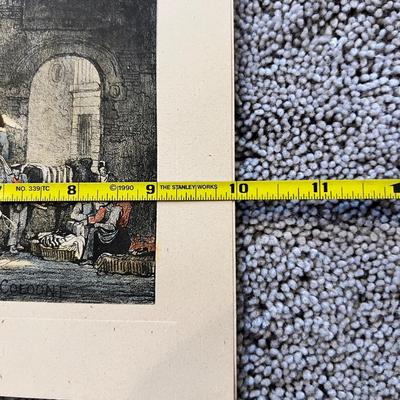 7 Antique Vintage Prints of Samuel Prout Artwork