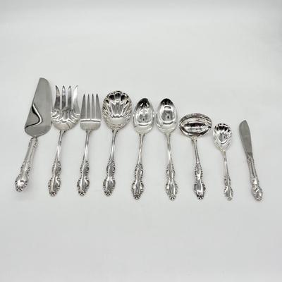 REED & BARTON ~ English Crown ~ Four Piece Service For 10