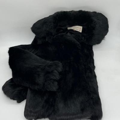 JACQUES SAINT LAURENT ~ Super Soft ~ Large Black Fur Jacket
