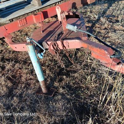 Old flatbed trailer good frame - bad tires and deck