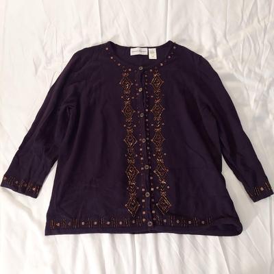 Large Tops and Jackets by Anne Klein, Chaps, Kim Rogers and more (B3-BBL)