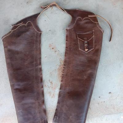 Leather western Chaps
