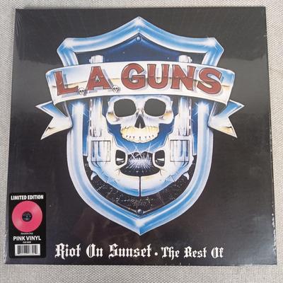 L.A. Guns - Riot On Sunset - The Best of - Still Sealed! Pink Vinyl