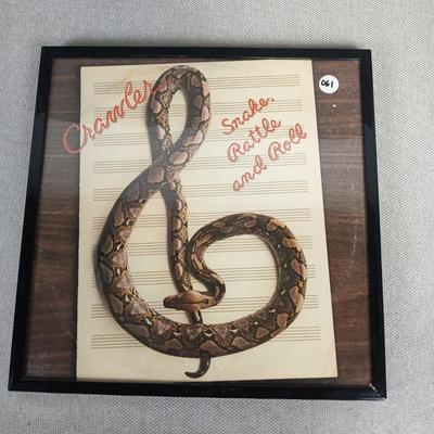 Crawler - Snake, Rattle and Roll  - In Picture Hanger Frame