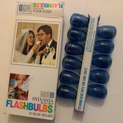 Sylvania M2B Blue Dot Flashbulbs