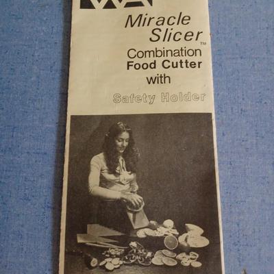 Vintage 1970â€™s Boerner Combi Chef Slicer