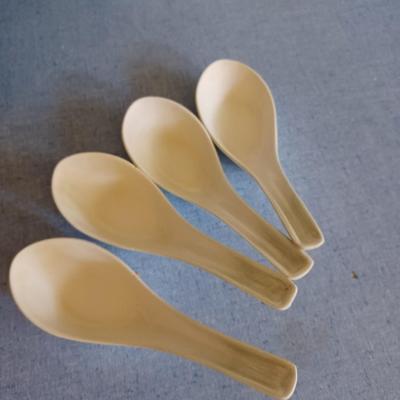 4 asian spoons