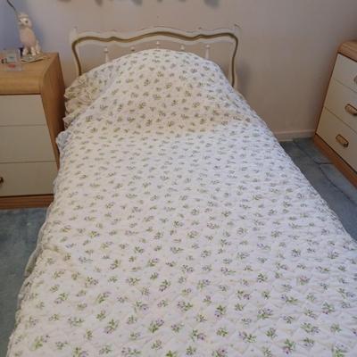 2 Vintage Dixie French Provincial Twin bedframes