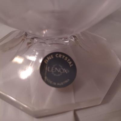 lenox crystal compote dish