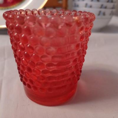 Vintage Cranberry Glass
