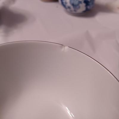 3 Porcelain Rice Bowls