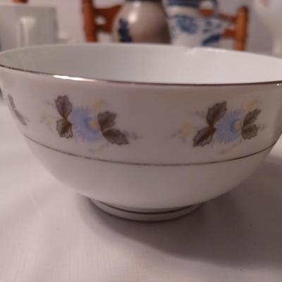 3 Porcelain Rice Bowls