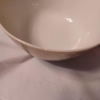 5 White Porcelain Soup bowls