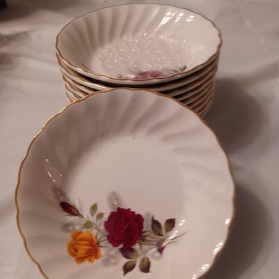 10 MYOTT IRONSTONE- SOUP BOWLS ENGLAND