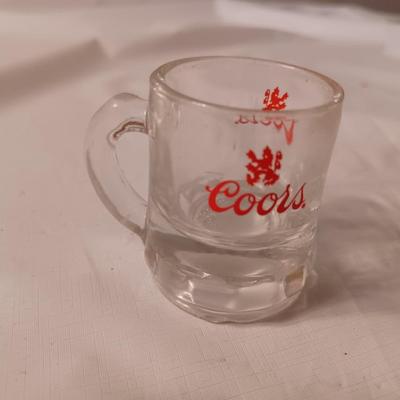 mini coors shot glass