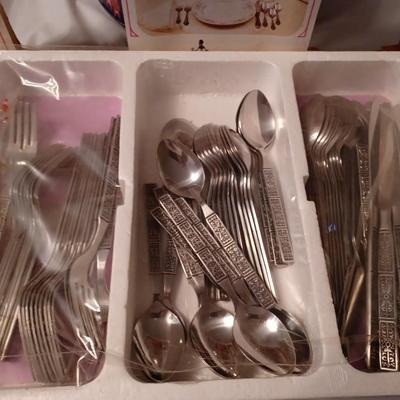 orleans stainless 4 person set