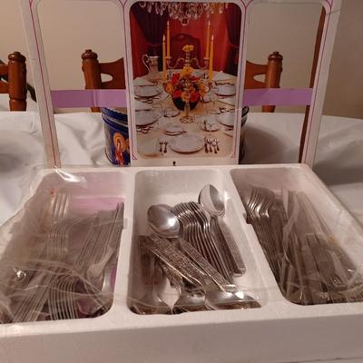 orleans stainless 4 person set