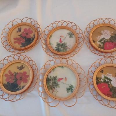 Bamboo Coaster Set Of 6