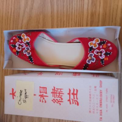 2 pair of Chinese slippers