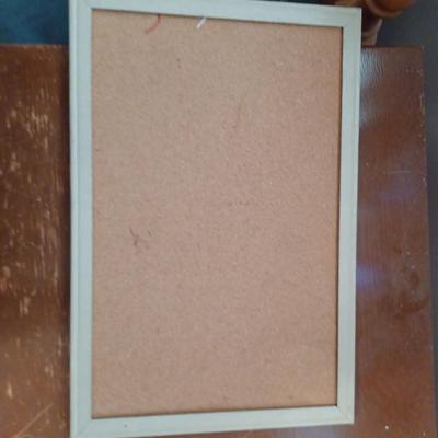 Framed cork board