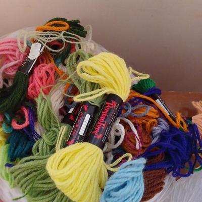 Needlepoint/ Hooking craft lot