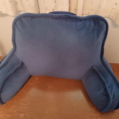 Blue back pillow