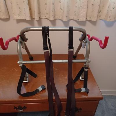 Cycle Products Co. Fold-N-Stor Trunk-Mounted Bicycle Carrier For 2 Bikes