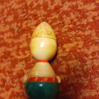 Russian Dolls Carved Wood