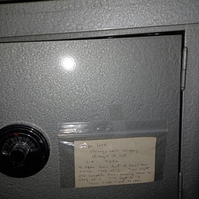 Mid century Steelmaster file cabinet with safe