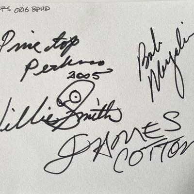 Muddy Waters Band original signatures