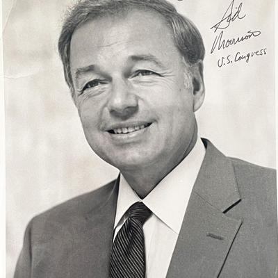 Former Washington Secretary of Transportation Sid Morrison signed photo