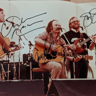 Crosby, Stills and Nash signed photo