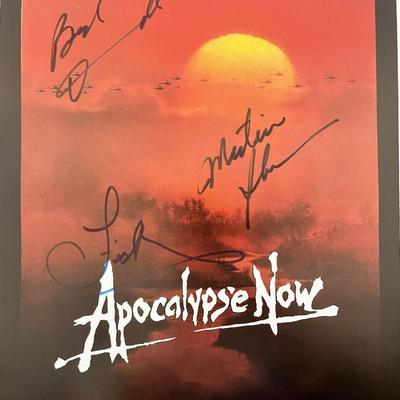 Apocalypse Now cast signed mini poster 